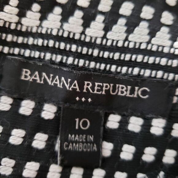 Banana Republic Sleeveless Tweed Dress Sz 10 - Picture 4 of 6